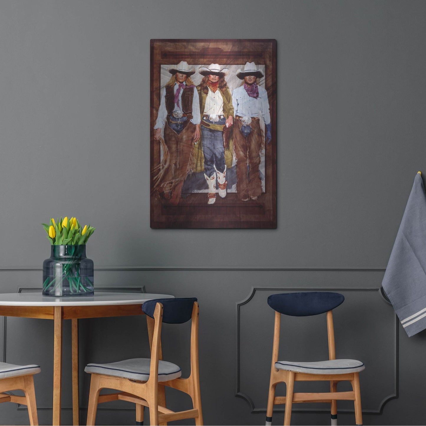 Luxe Metal Art 'Rumble' by J. E. Knauf, Metal Wall Art,24x36