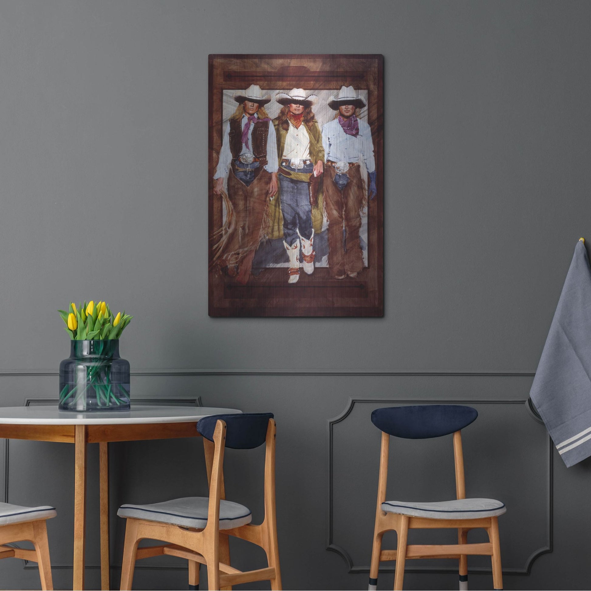 Luxe Metal Art 'Rumble' by J. E. Knauf, Metal Wall Art,24x36