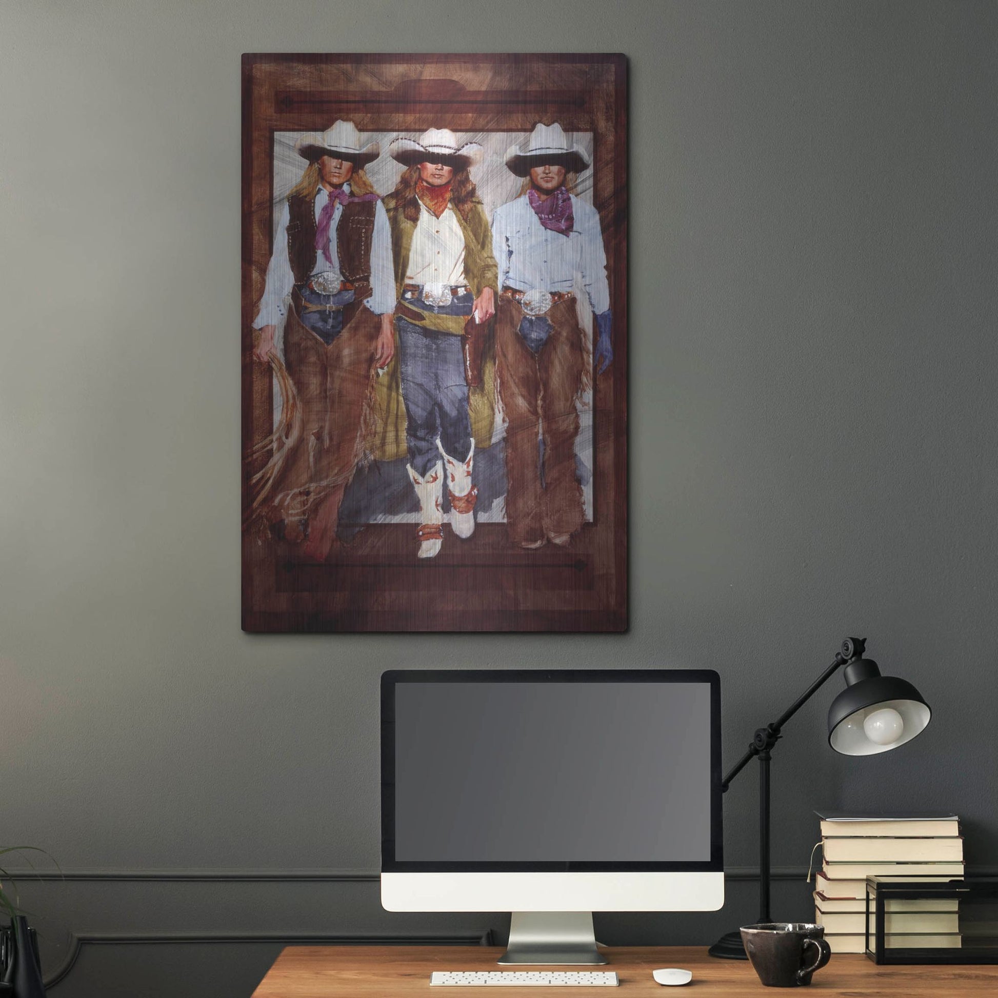 Luxe Metal Art 'Rumble' by J. E. Knauf, Metal Wall Art,24x36