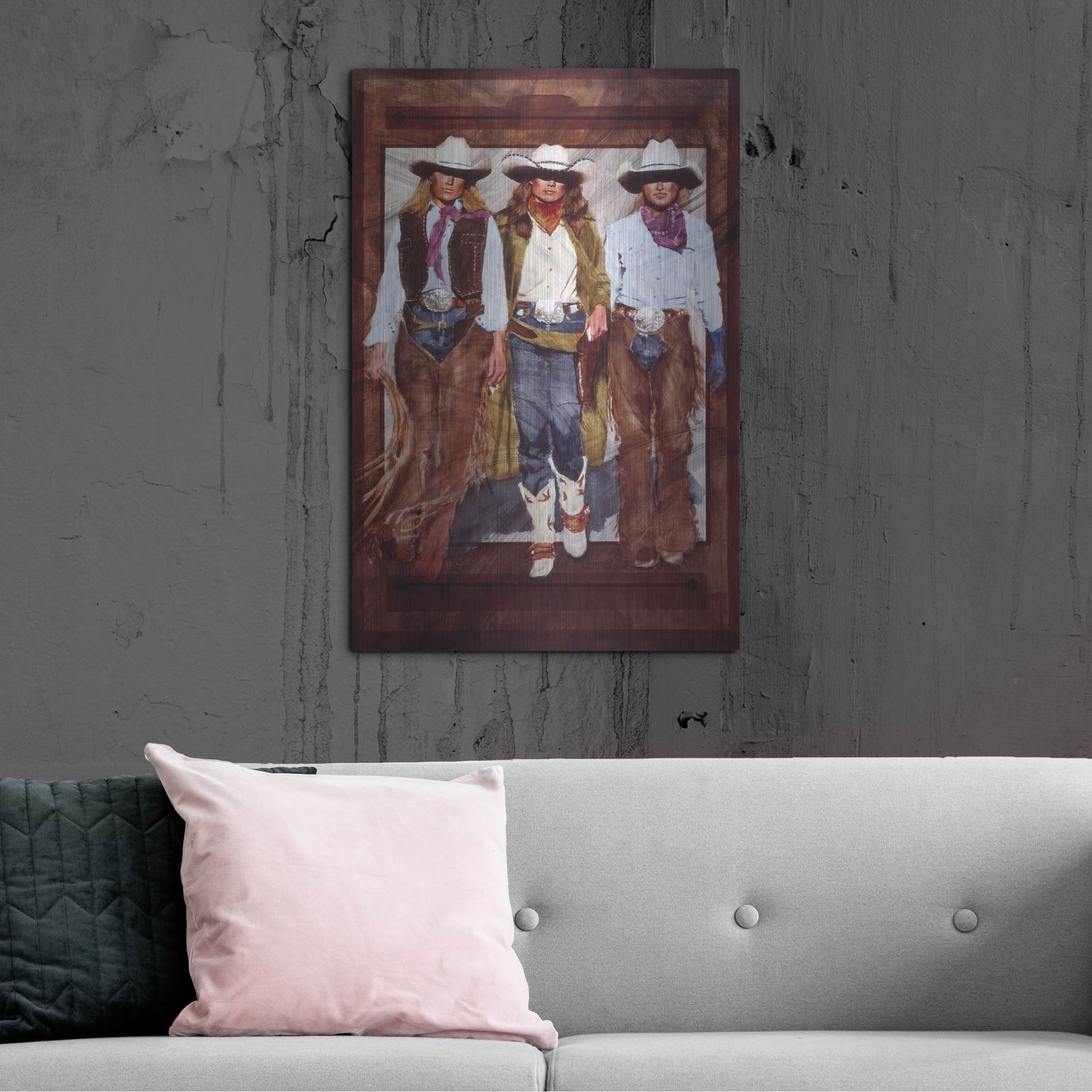 Luxe Metal Art 'Rumble' by J. E. Knauf, Metal Wall Art,24x36