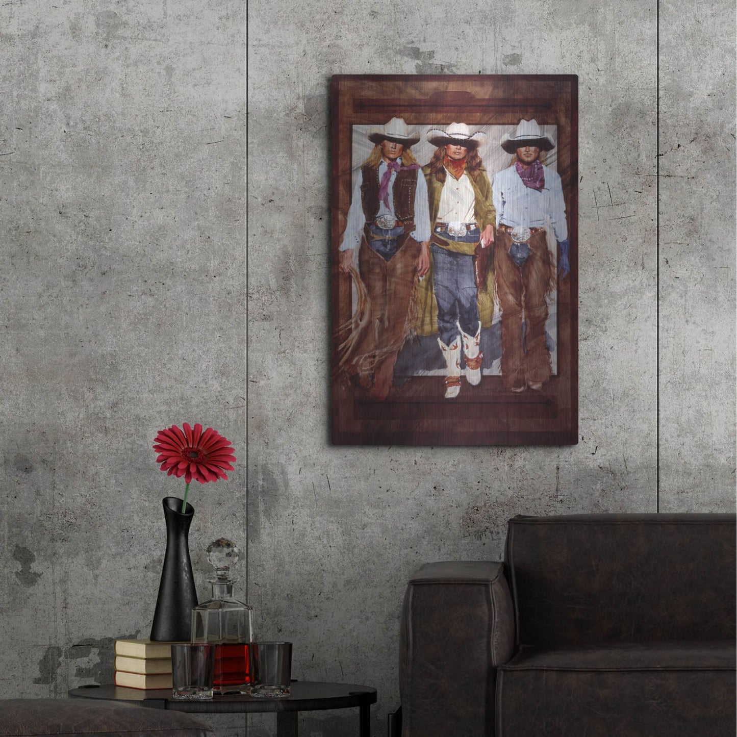 Luxe Metal Art 'Rumble' by J. E. Knauf, Metal Wall Art,24x36