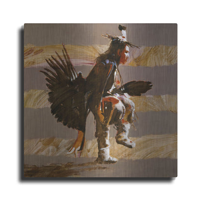 Luxe Metal Art 'Steppin Up II' by J. E. Knauf, Metal Wall Art