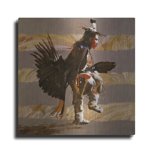 Luxe Metal Art 'Steppin Up II' by J. E. Knauf, Metal Wall Art