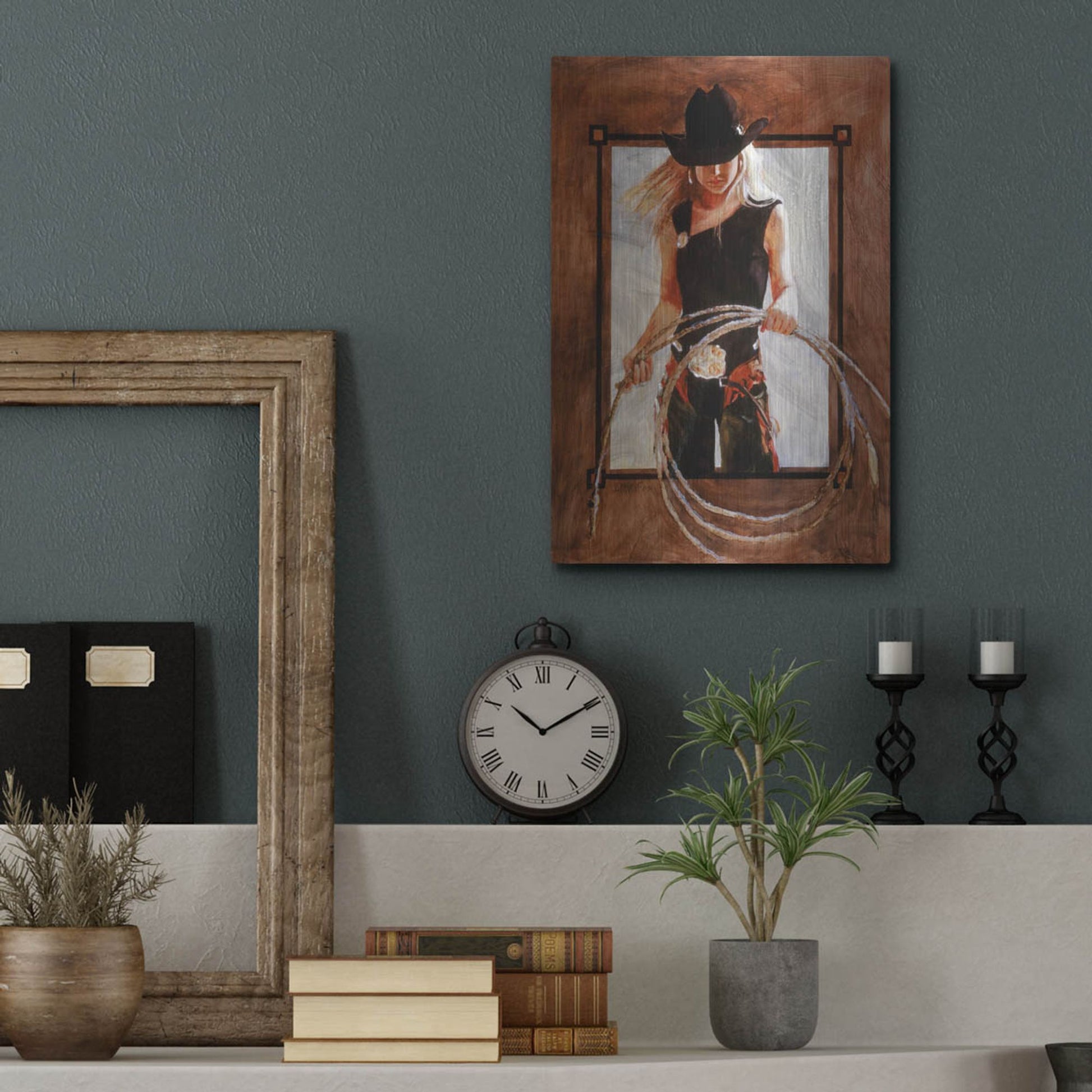Luxe Metal Art 'Tools Of The Trade' by J. E. Knauf, Metal Wall Art,12x16