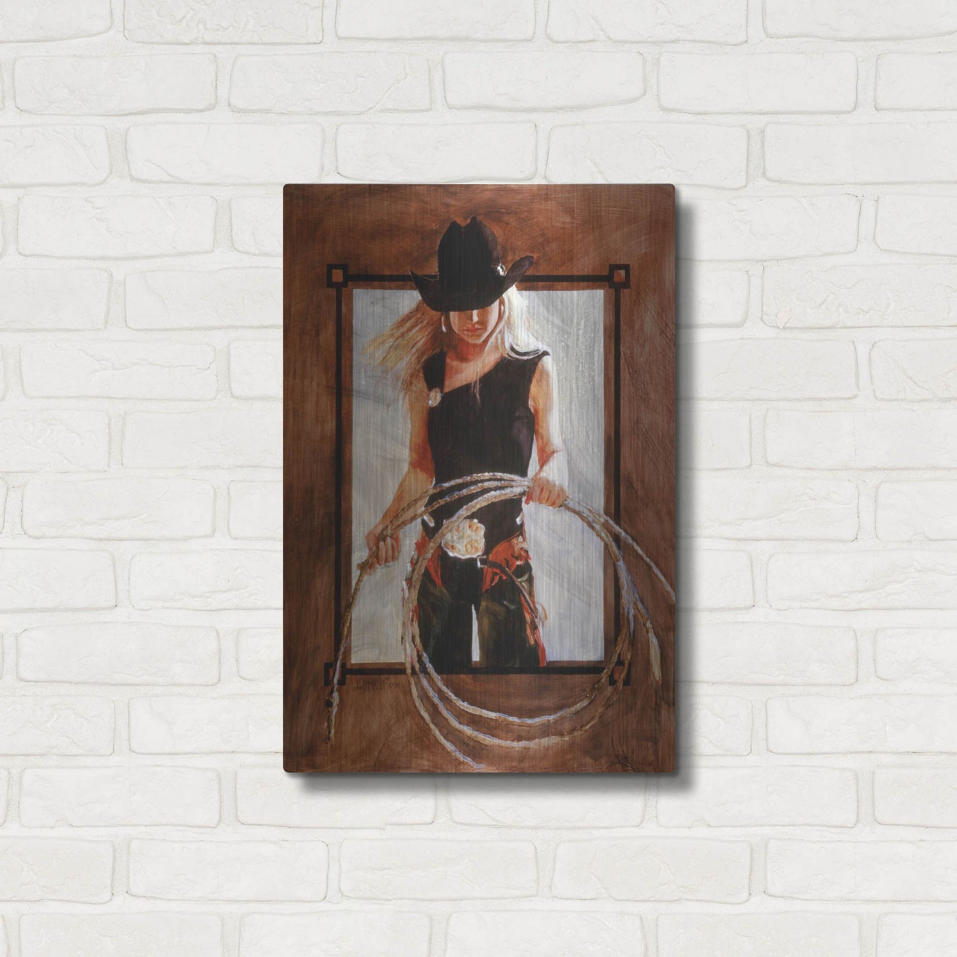 Luxe Metal Art 'Tools Of The Trade' by J. E. Knauf, Metal Wall Art,16x24