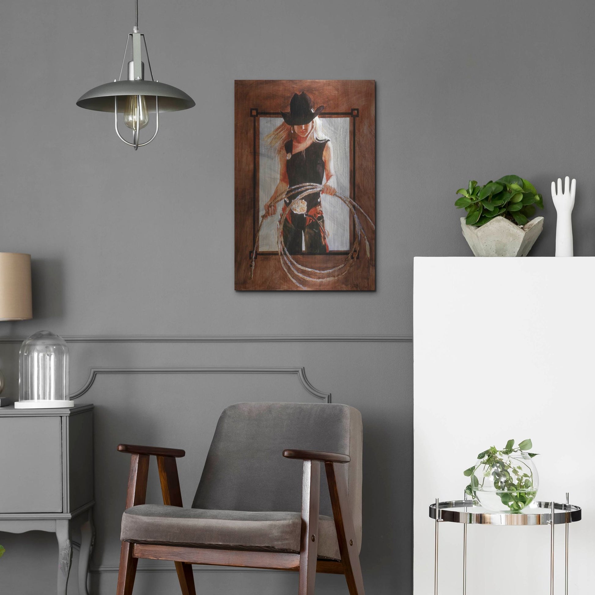 Luxe Metal Art 'Tools Of The Trade' by J. E. Knauf, Metal Wall Art,16x24