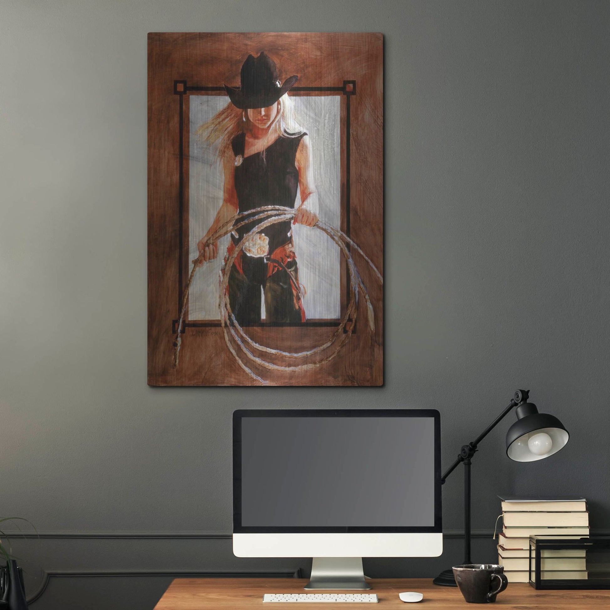 Luxe Metal Art 'Tools Of The Trade' by J. E. Knauf, Metal Wall Art,24x36