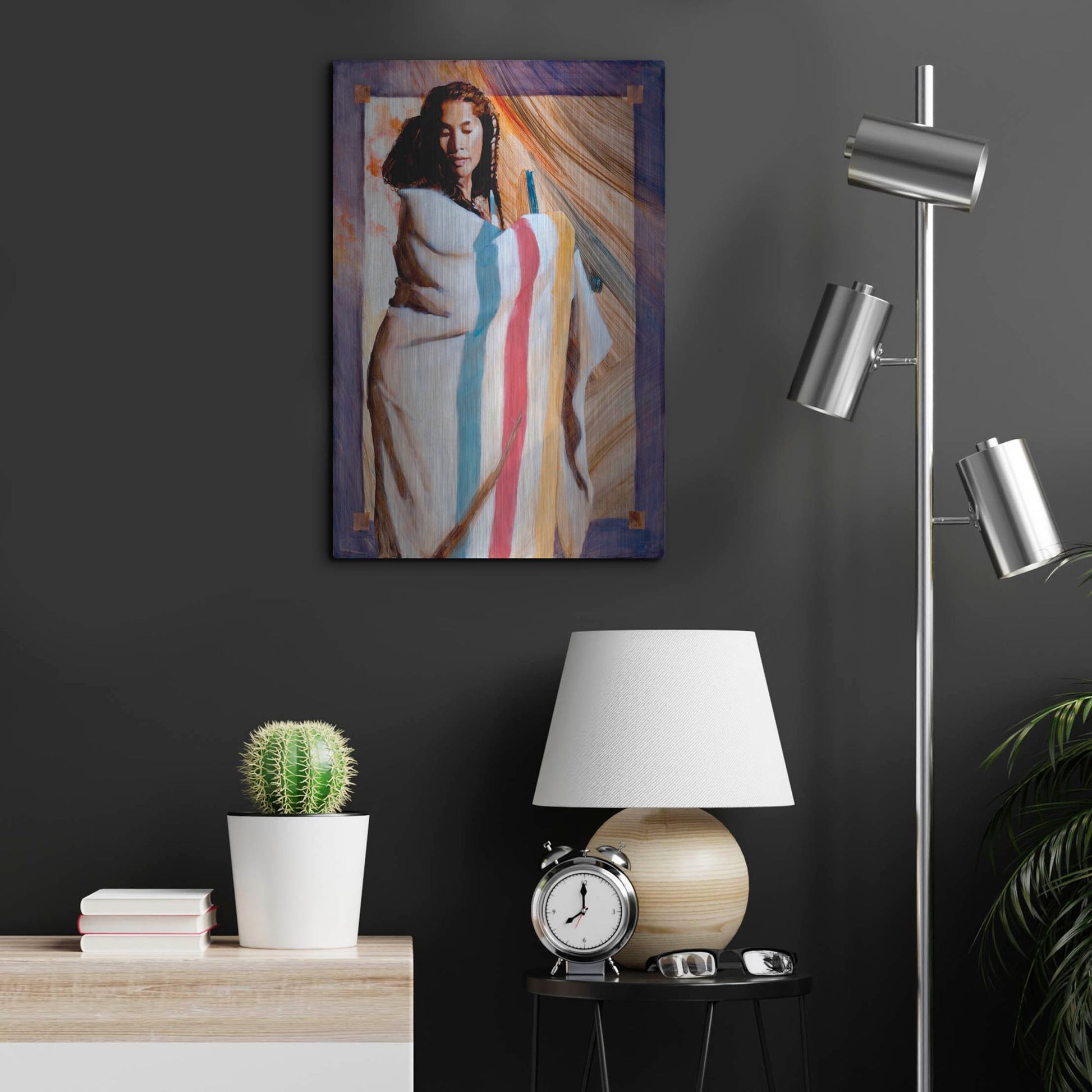 Luxe Metal Art 'Turnaround' by J. E. Knauf, Metal Wall Art,16x24