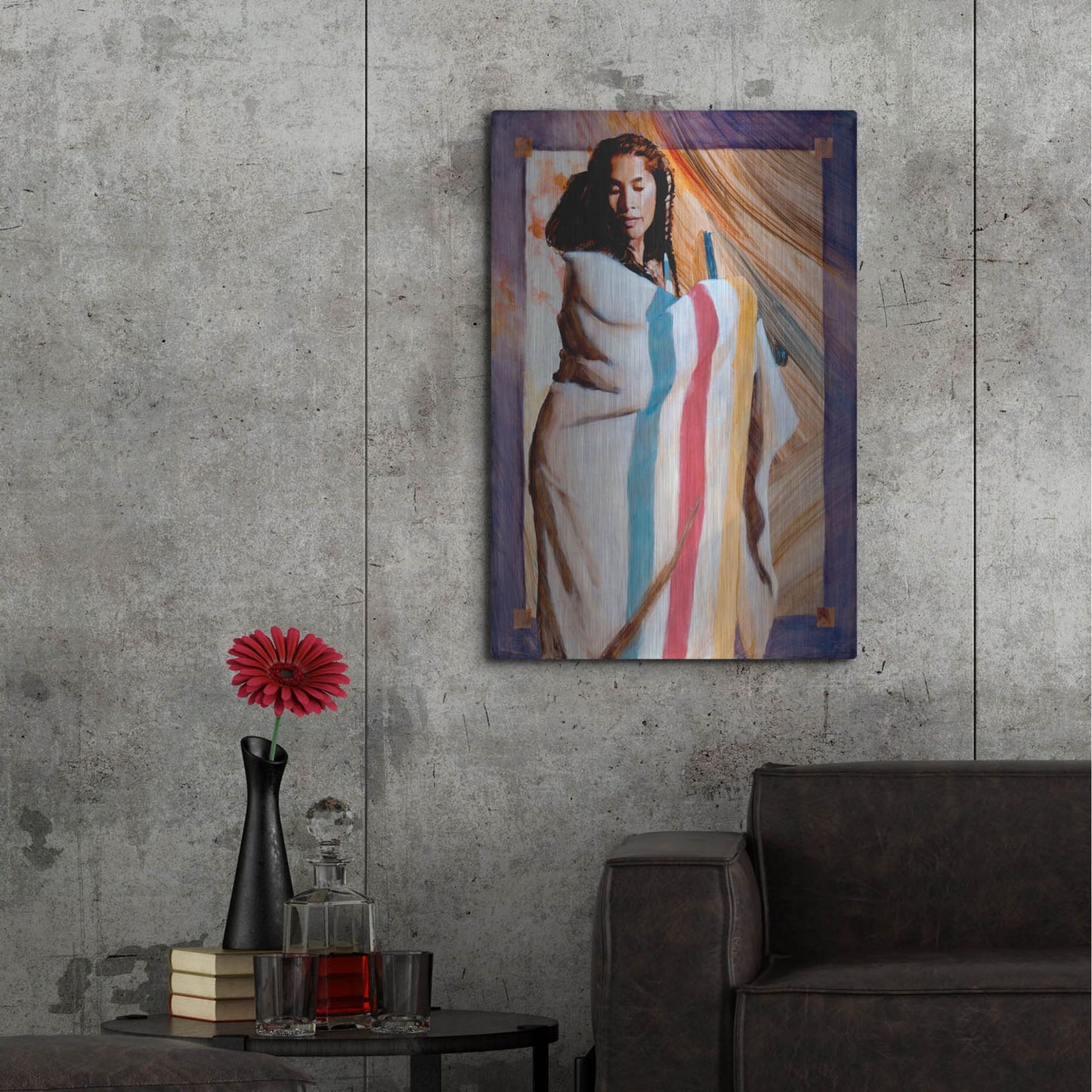 Luxe Metal Art 'Turnaround' by J. E. Knauf, Metal Wall Art,24x36
