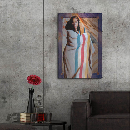 Luxe Metal Art 'Turnaround' by J. E. Knauf, Metal Wall Art,24x36