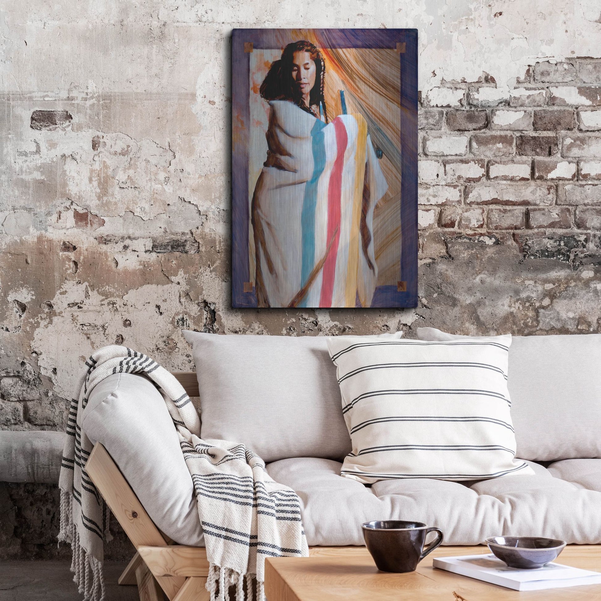 Luxe Metal Art 'Turnaround' by J. E. Knauf, Metal Wall Art,24x36