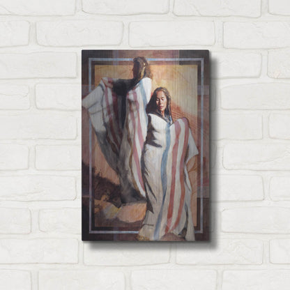 Luxe Metal Art 'Turns In Time' by J. E. Knauf, Metal Wall Art,12x16