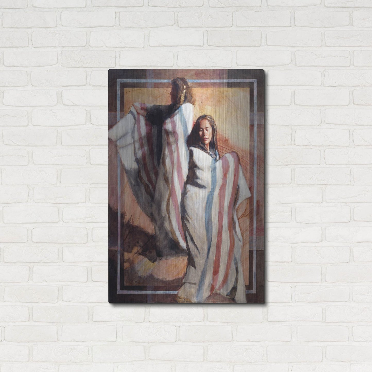 Luxe Metal Art 'Turns In Time' by J. E. Knauf, Metal Wall Art,24x36