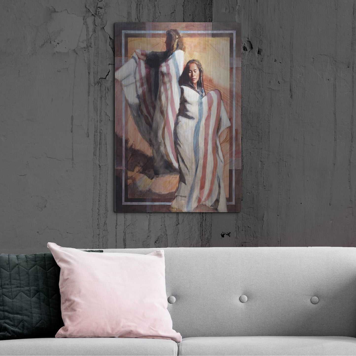 Luxe Metal Art 'Turns In Time' by J. E. Knauf, Metal Wall Art,24x36