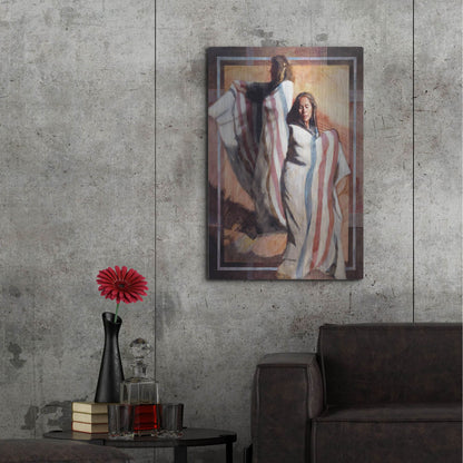 Luxe Metal Art 'Turns In Time' by J. E. Knauf, Metal Wall Art,24x36