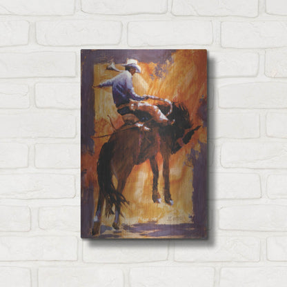 Luxe Metal Art 'Up In Front' by J. E. Knauf, Metal Wall Art,12x16