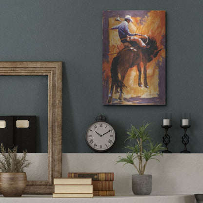 Luxe Metal Art 'Up In Front' by J. E. Knauf, Metal Wall Art,12x16