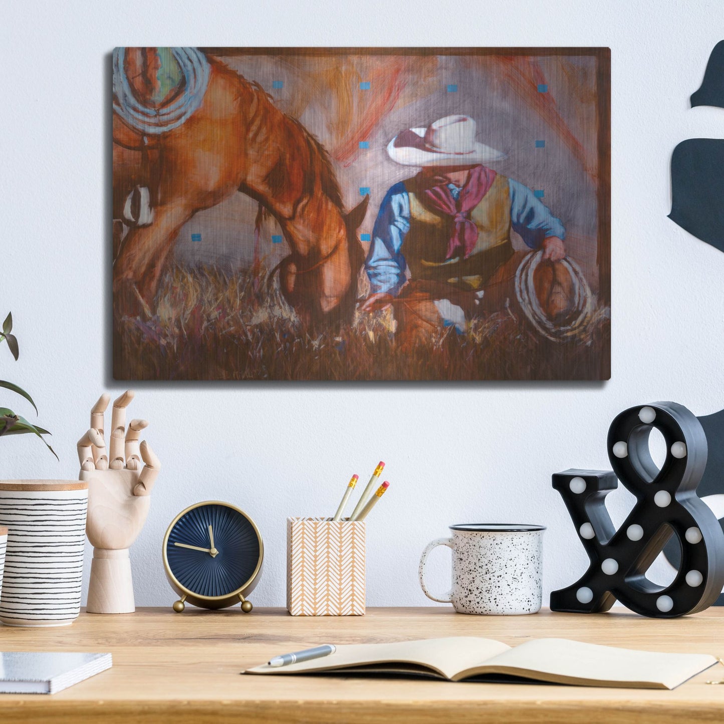 Luxe Metal Art 'A Single Moment' by J. E. Knauf, Metal Wall Art,16x12
