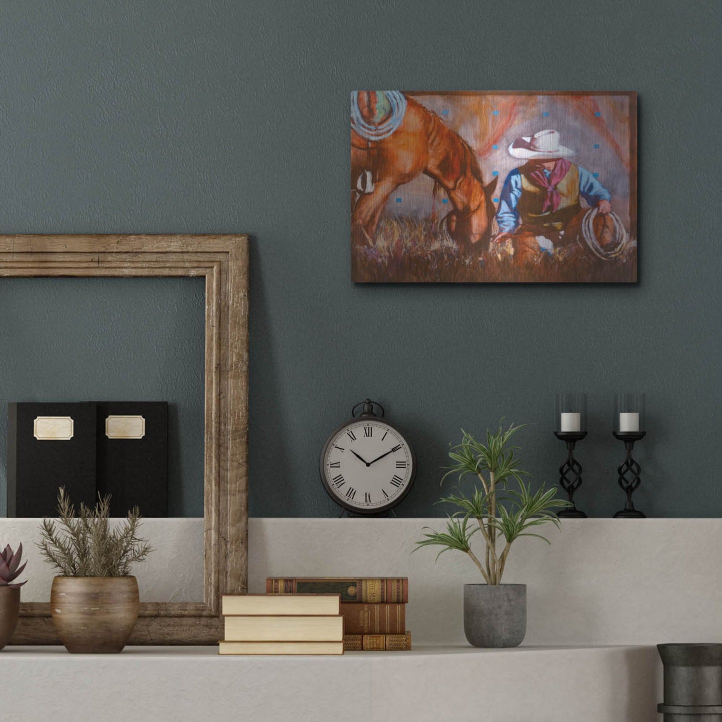 Luxe Metal Art 'A Single Moment' by J. E. Knauf, Metal Wall Art,16x12