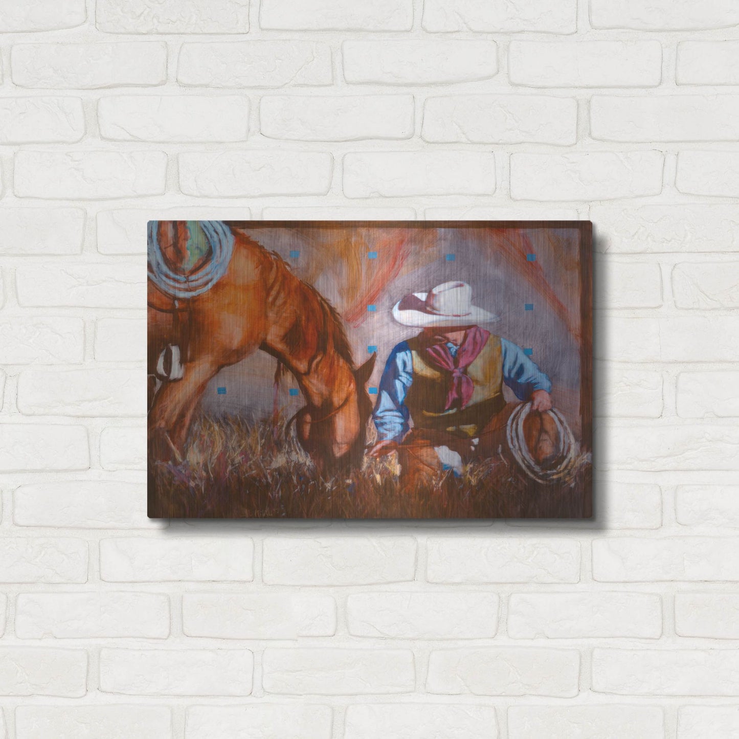 Luxe Metal Art 'A Single Moment' by J. E. Knauf, Metal Wall Art,24x16