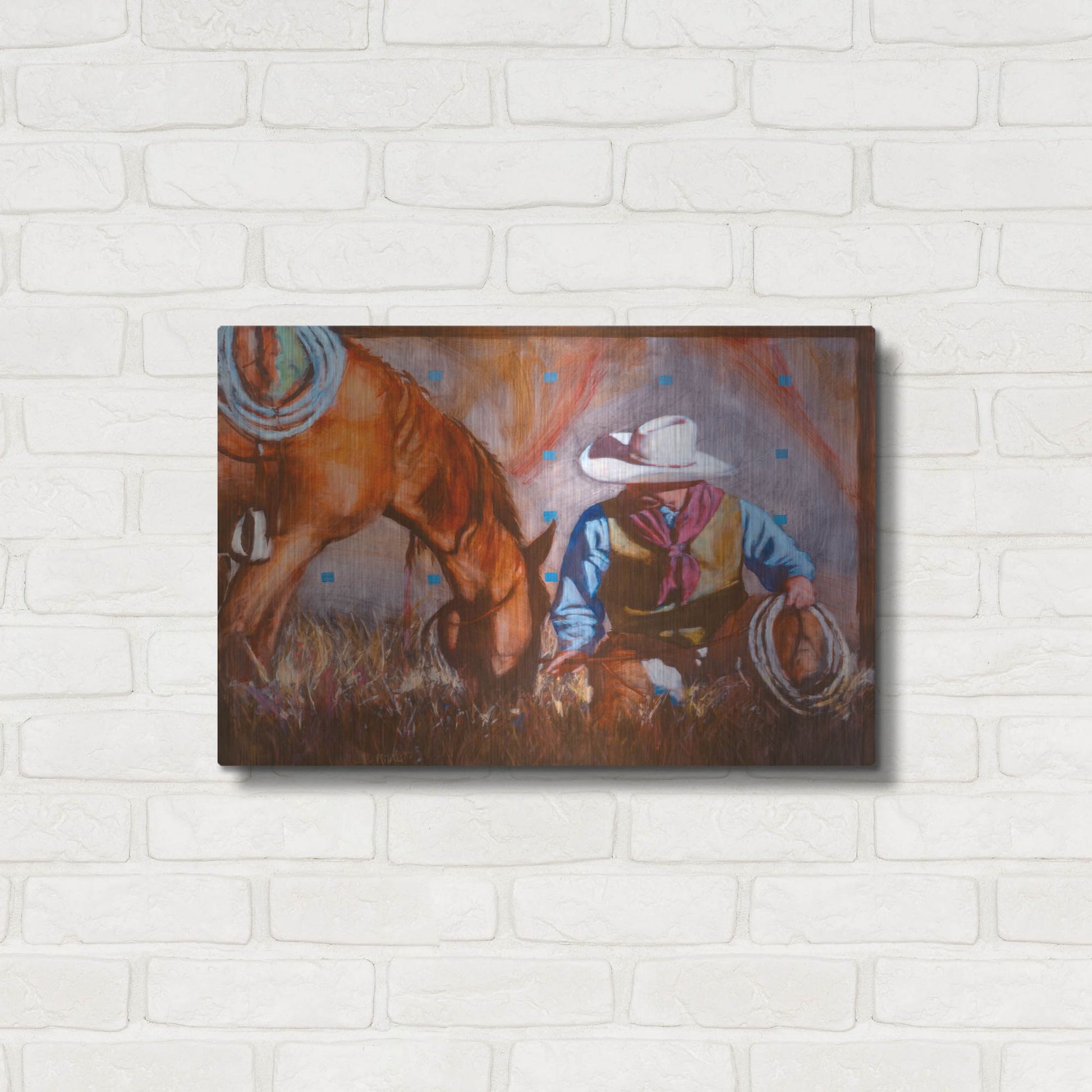 Luxe Metal Art 'A Single Moment' by J. E. Knauf, Metal Wall Art,24x16