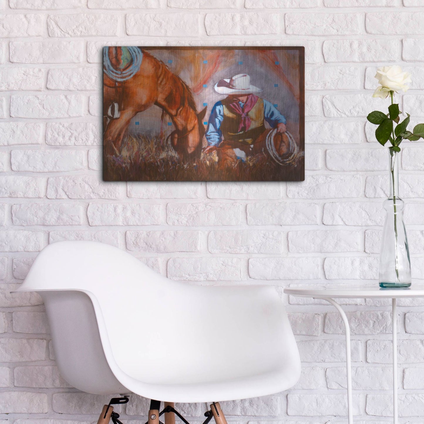 Luxe Metal Art 'A Single Moment' by J. E. Knauf, Metal Wall Art,24x16