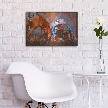 Luxe Metal Art 'A Single Moment' by J. E. Knauf, Metal Wall Art,24x16