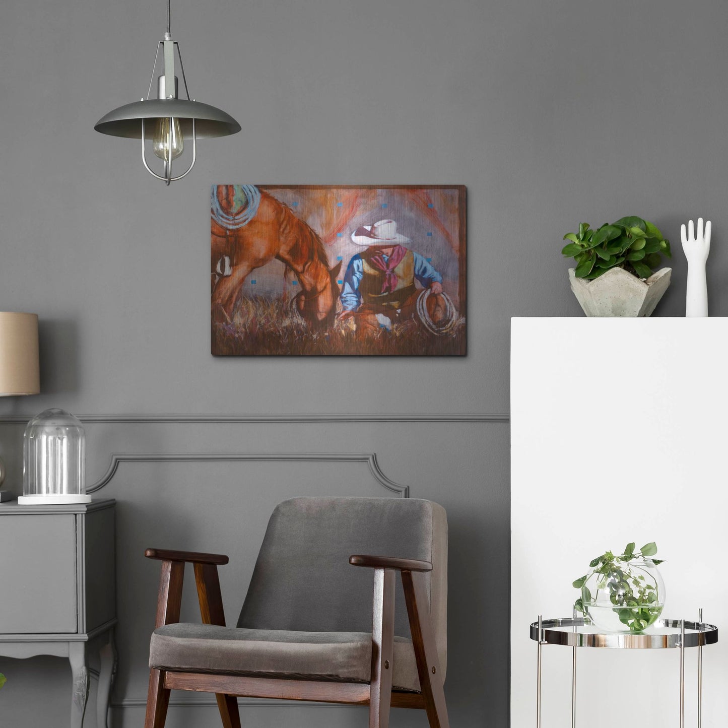 Luxe Metal Art 'A Single Moment' by J. E. Knauf, Metal Wall Art,24x16