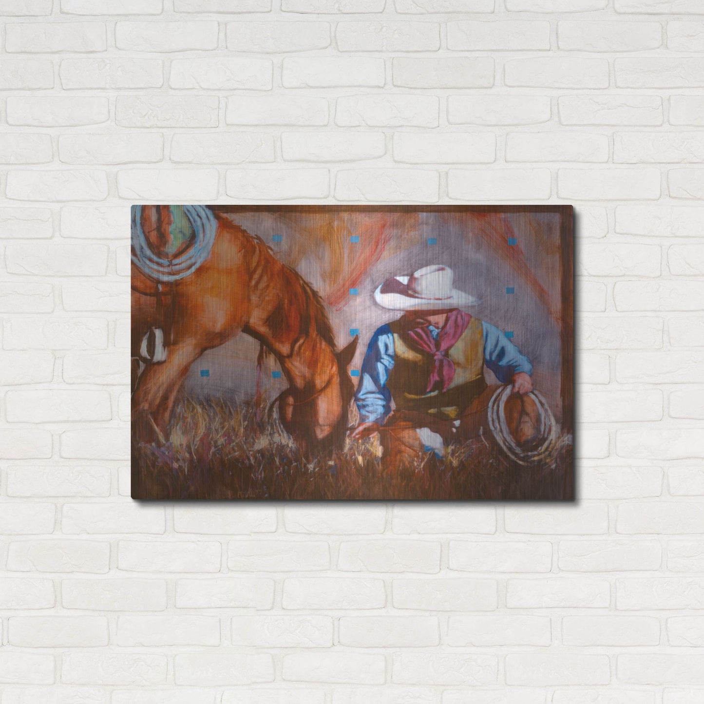 Luxe Metal Art 'A Single Moment' by J. E. Knauf, Metal Wall Art,36x24