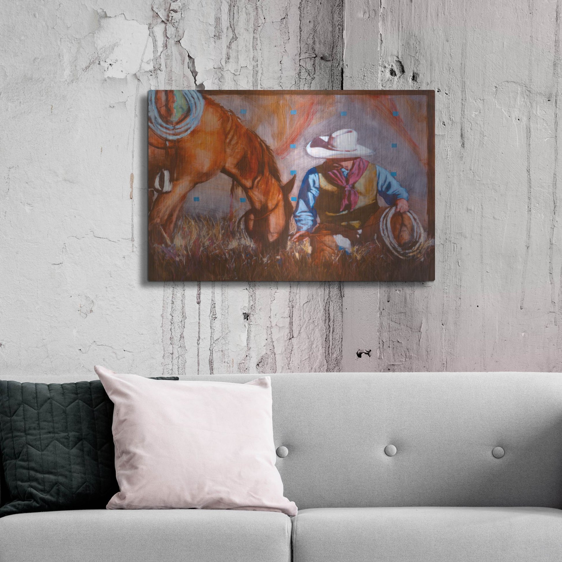 Luxe Metal Art 'A Single Moment' by J. E. Knauf, Metal Wall Art,36x24