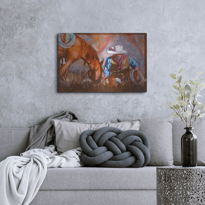Luxe Metal Art 'A Single Moment' by J. E. Knauf, Metal Wall Art,36x24