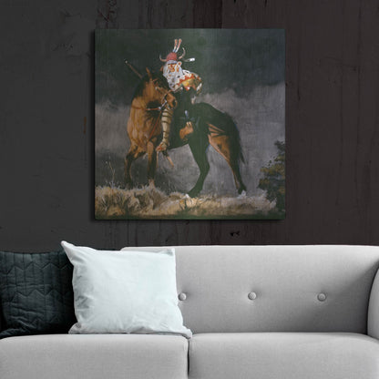 Luxe Metal Art 'Hill Top 2' by J. E. Knauf, Metal Wall Art,36x36