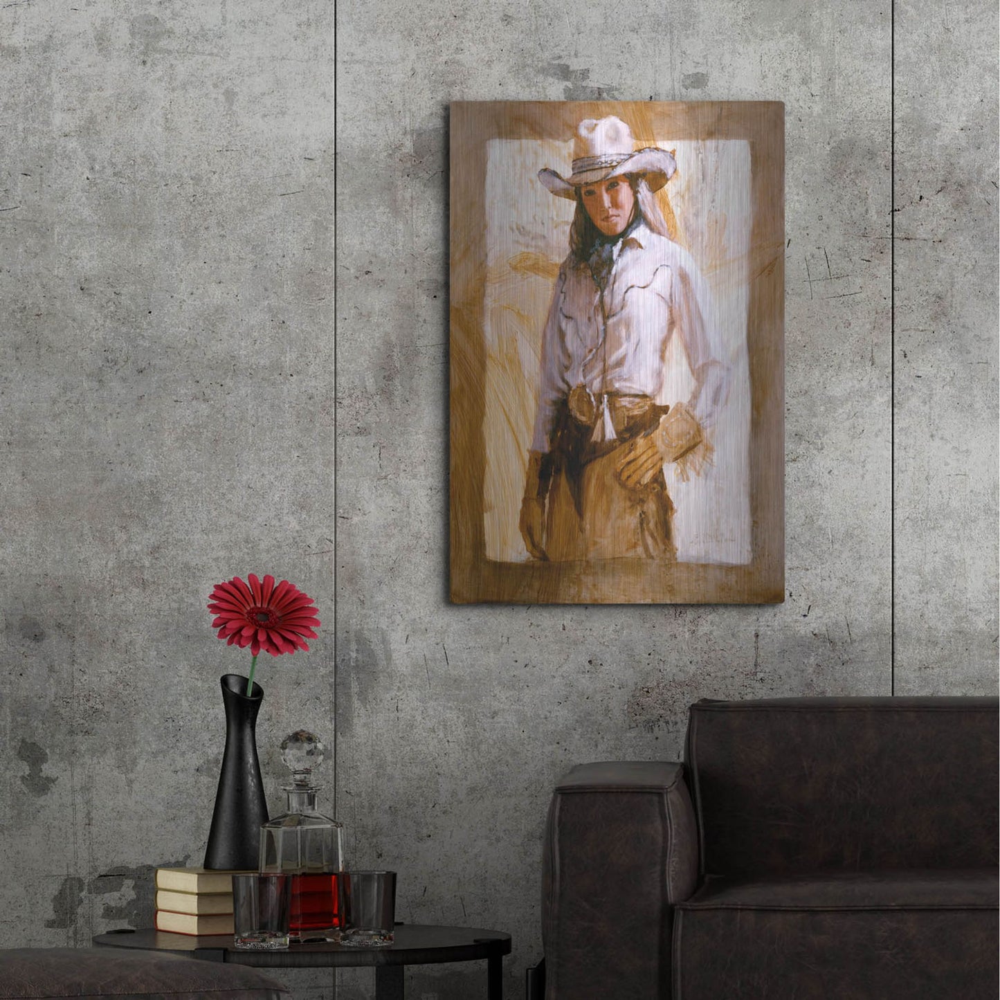 Luxe Metal Art 'I'Ll Count To Three' by J. E. Knauf, Metal Wall Art,24x36