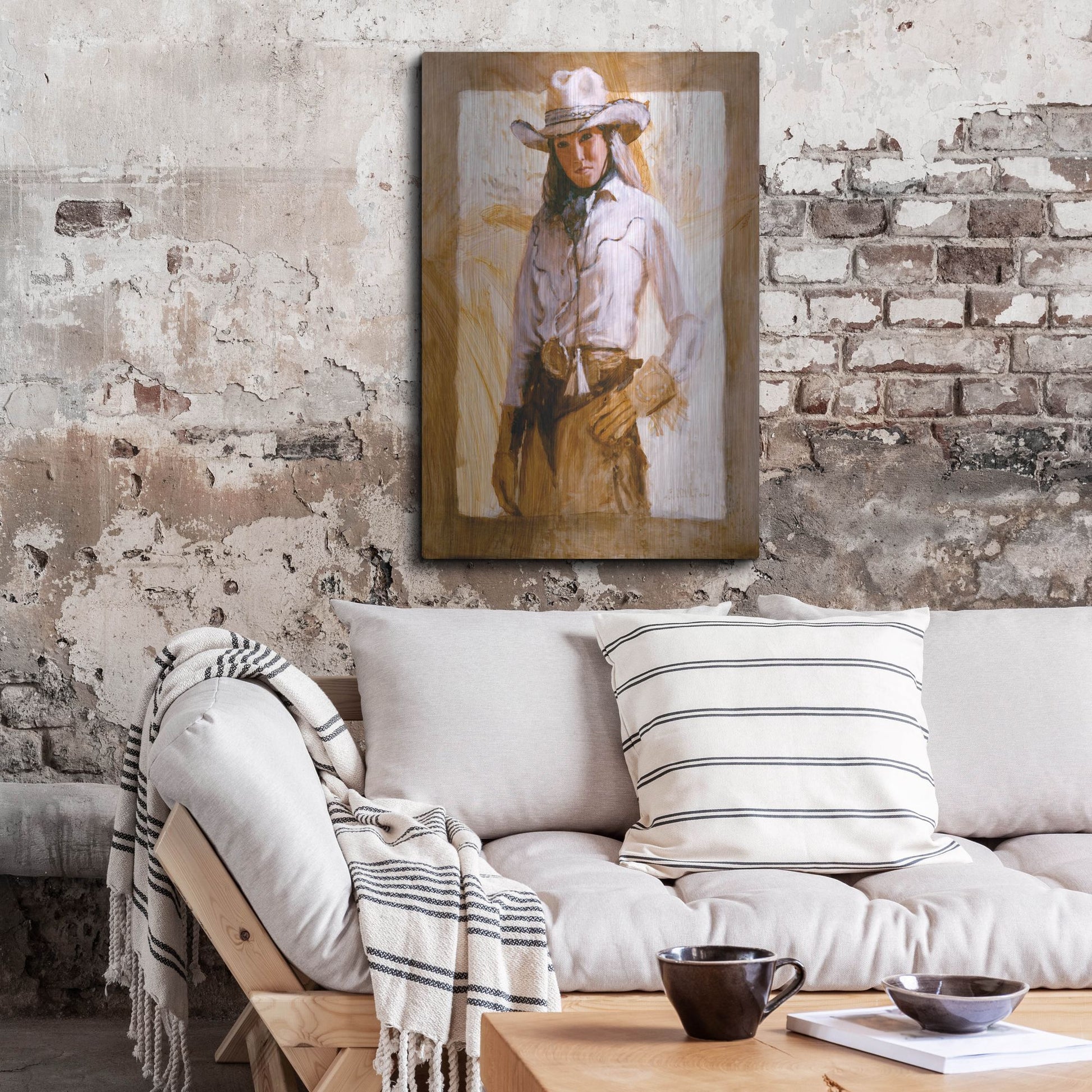 Luxe Metal Art 'I'Ll Count To Three' by J. E. Knauf, Metal Wall Art,24x36