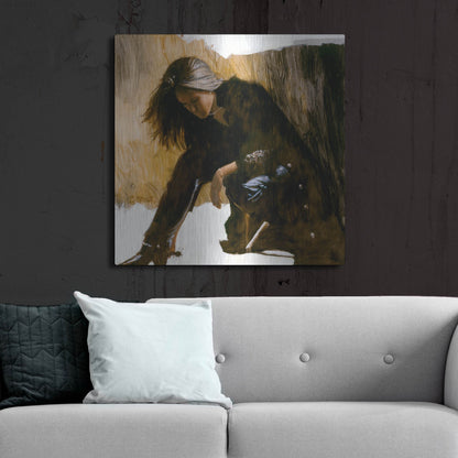 Luxe Metal Art 'Spur' by J. E. Knauf, Metal Wall Art,36x36