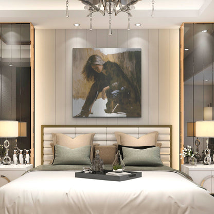 Luxe Metal Art 'Spur' by J. E. Knauf, Metal Wall Art,36x36