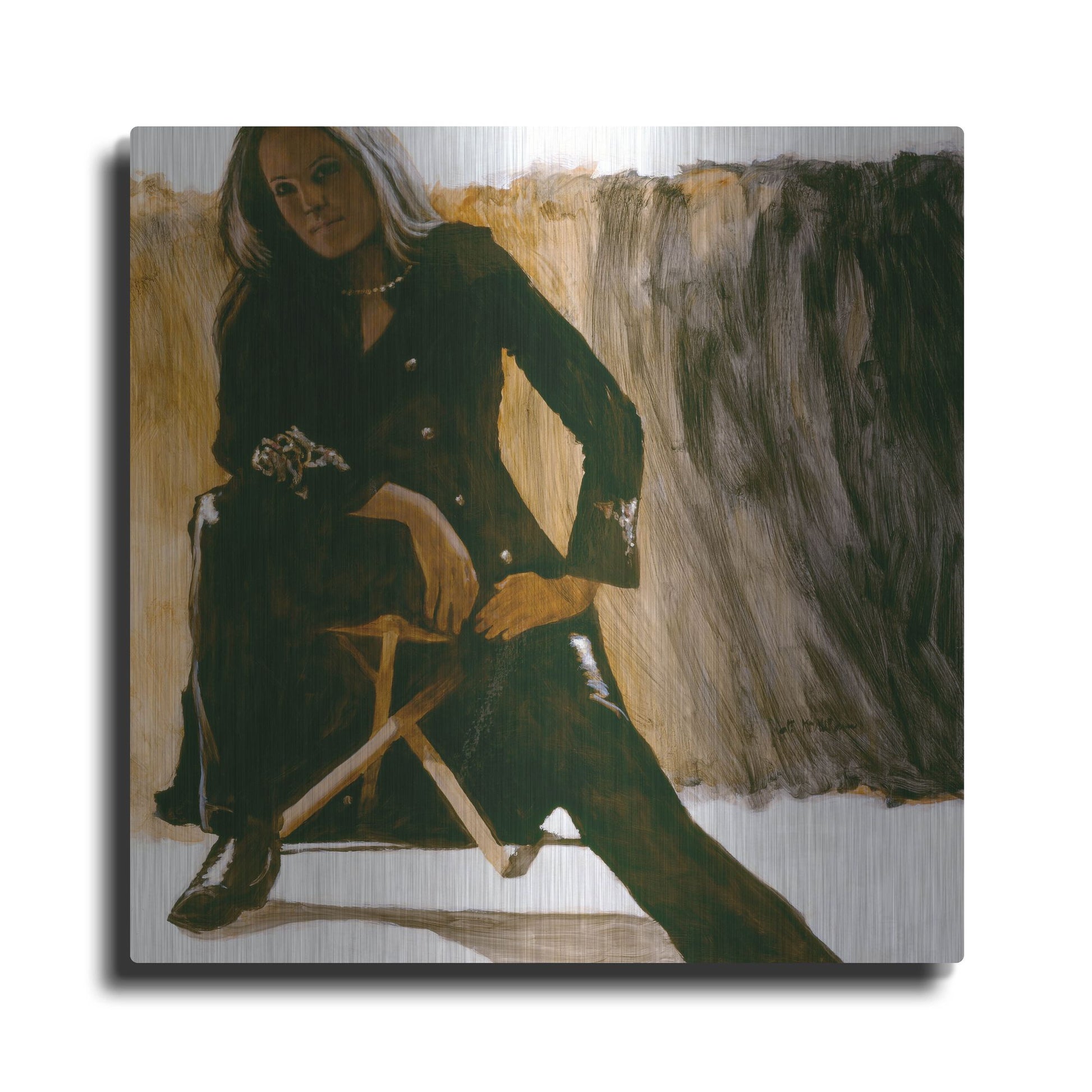 Luxe Metal Art 'Leathers' by J. E. Knauf, Metal Wall Art