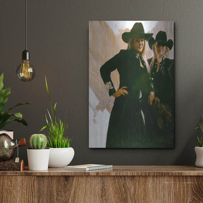 Luxe Metal Art 'Attitude' by J. E. Knauf, Metal Wall Art,12x16
