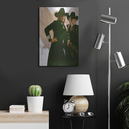 Luxe Metal Art 'Attitude' by J. E. Knauf, Metal Wall Art,16x24