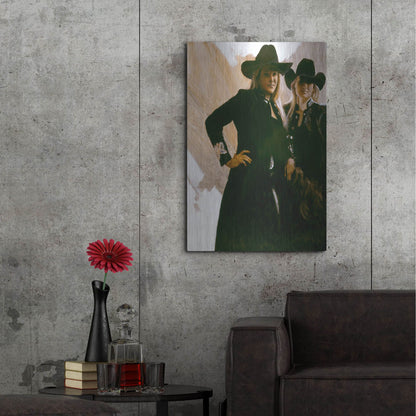 Luxe Metal Art 'Attitude' by J. E. Knauf, Metal Wall Art,24x36