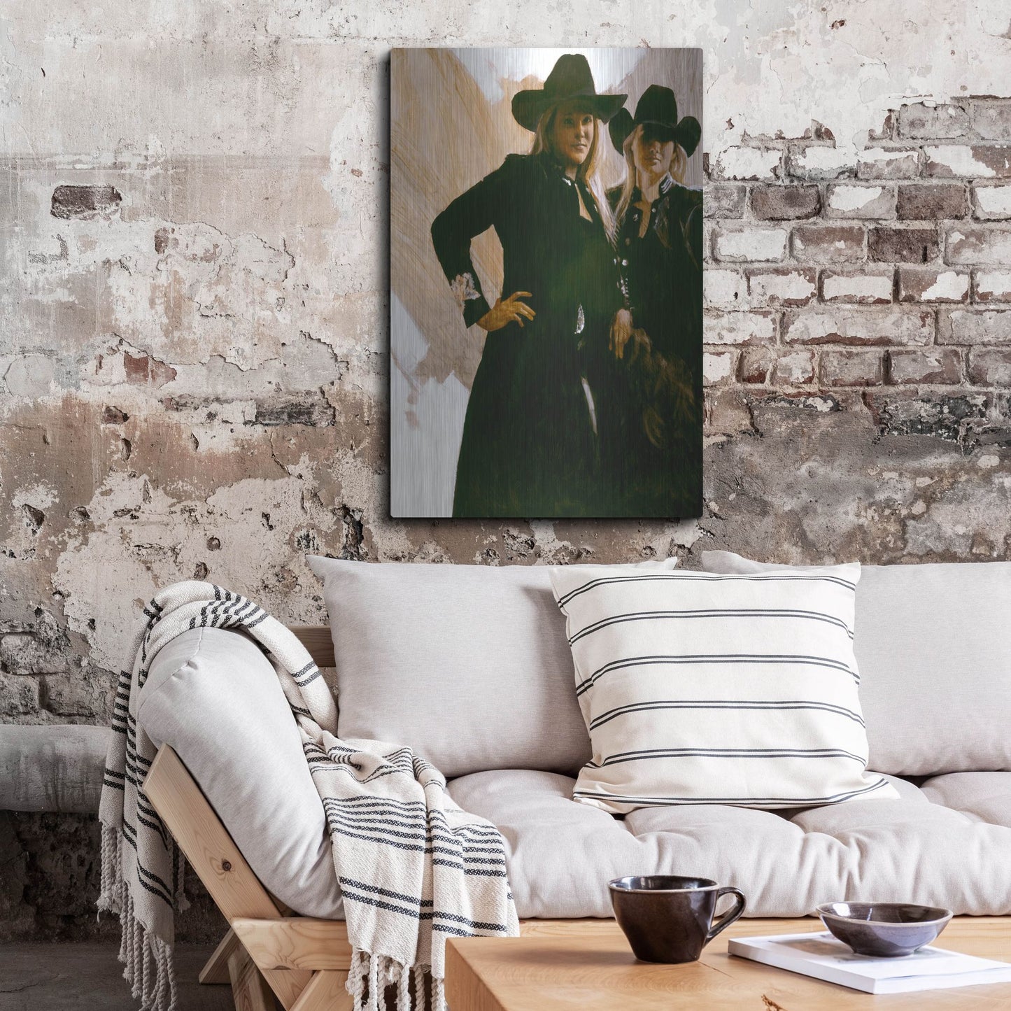 Luxe Metal Art 'Attitude' by J. E. Knauf, Metal Wall Art,24x36