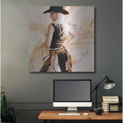 Luxe Metal Art 'Framed' by J. E. Knauf, Metal Wall Art,36x36