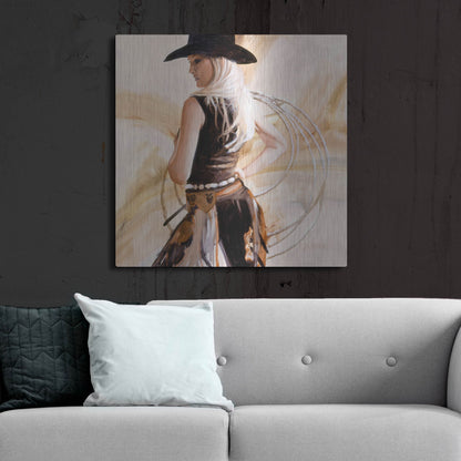 Luxe Metal Art 'Framed' by J. E. Knauf, Metal Wall Art,36x36