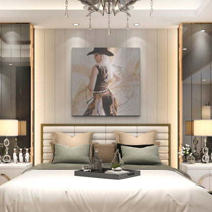 Luxe Metal Art 'Framed' by J. E. Knauf, Metal Wall Art,36x36