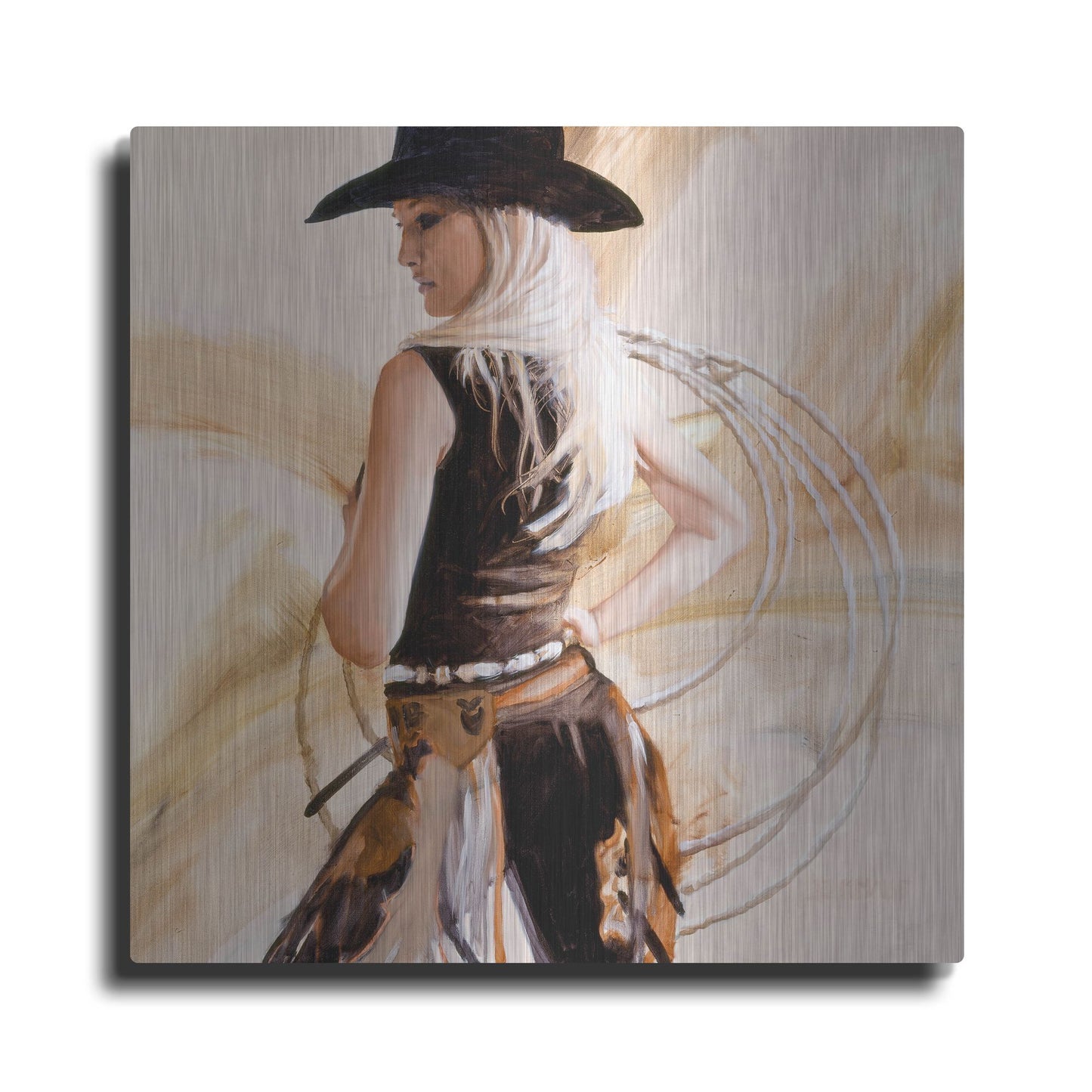 Luxe Metal Art 'Framed' by J. E. Knauf, Metal Wall Art