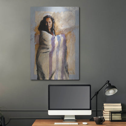 Luxe Metal Art 'Autumn Dance' by J. E. Knauf, Metal Wall Art,24x36
