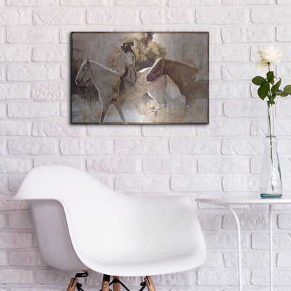Luxe Metal Art 'In The Lead' by J. E. Knauf, Metal Wall Art,24x16