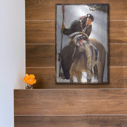 Luxe Metal Art 'Tracker' by J. E. Knauf, Metal Wall Art,12x16
