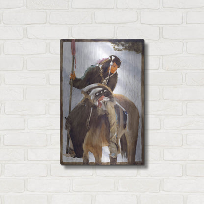 Luxe Metal Art 'Tracker' by J. E. Knauf, Metal Wall Art,16x24