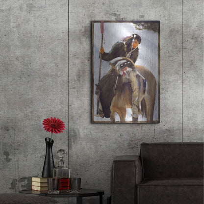 Luxe Metal Art 'Tracker' by J. E. Knauf, Metal Wall Art,24x36